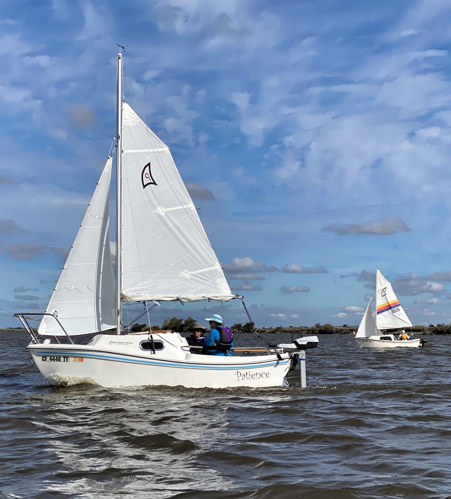 Potter Yachters Ghost the Delta on Halloween