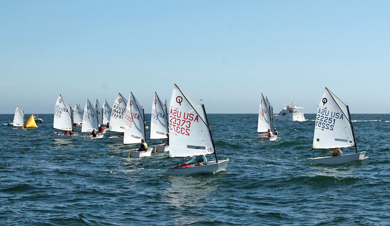 Optimist West Coast Championship Sailed on Lumpy Seas