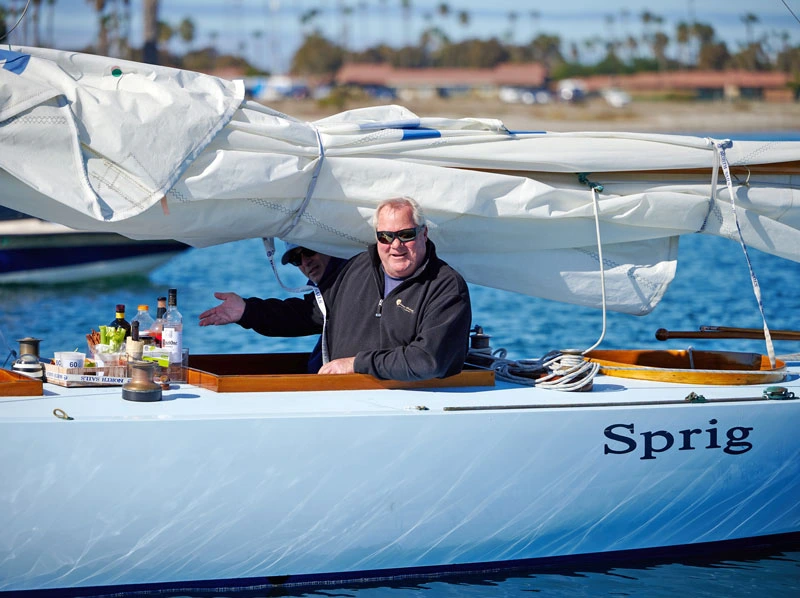 Start cup regatta in Sarsala - yacht club, jetty, sea bay Painting