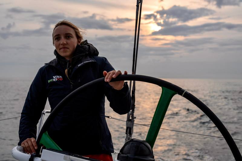 Berenice Charrez in the Ocean Race 2022-23