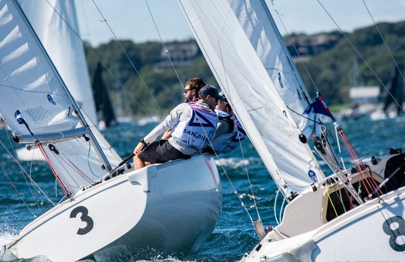 The New York Yacht Club's matched fleet of Sonars will challenge the whole fleet.