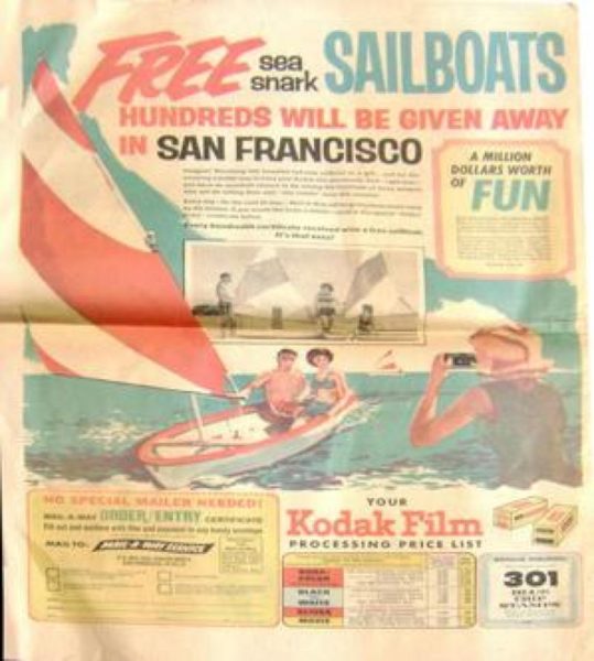 Free sailboats made sailing affordable and accessible.